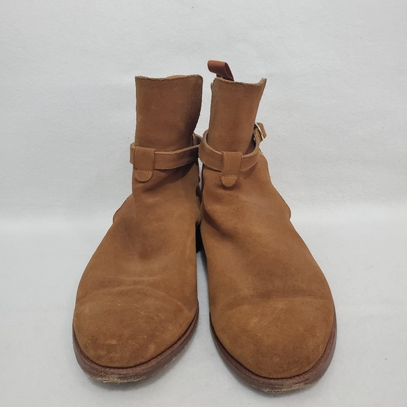Fugashin Pour Story Et Fall Tan Calf Suede Boots - Picture 2 of 8
